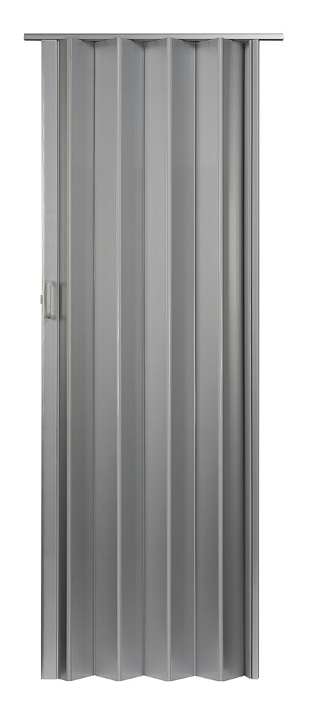 36 x 80 in. Oakmont Folding Doors, Silver