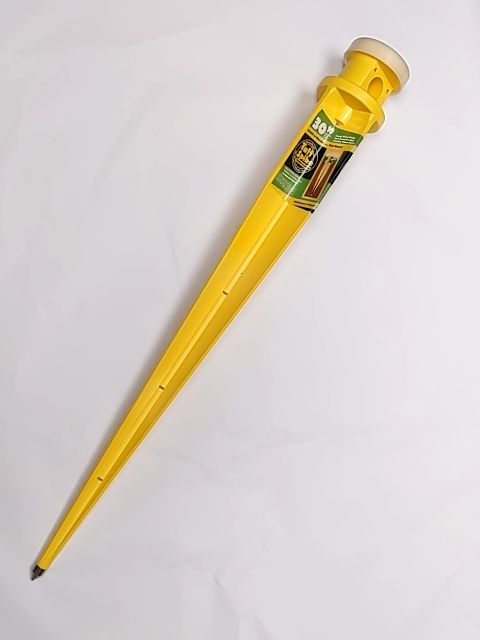 Picture of Ground Tech TS-30 30 in. Tuff Spike Mailbox & Fence PVC Post Anchor&#44; Yellow