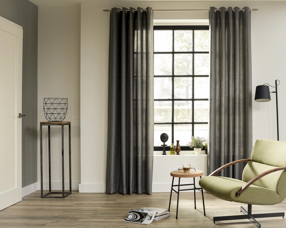 20 mm 63 in. Intensions Single Curtain Rod Kit, Brushed Nickel