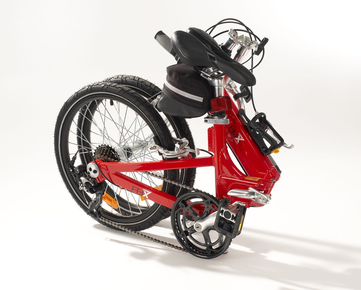 Picture of LTL Home Products LFB20RD 20 in. FBX Monterey Folding Bike with 7-Speed Shimano Gear Box & Carrying Case&#44; Red