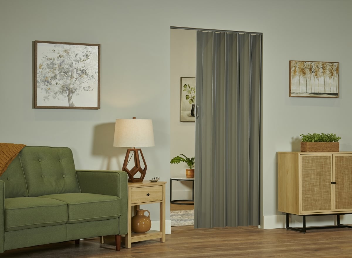 SIEN4880GREC  Sienna 48x80 Vinyl folding Door Grey