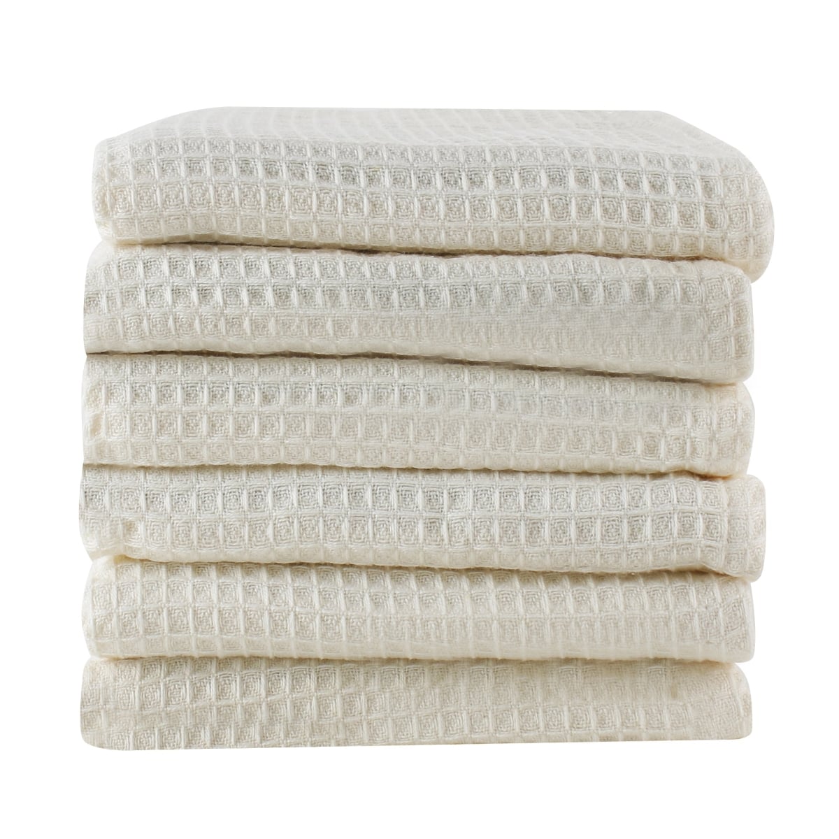 Picture of LITO Linen &amp; Towel LSFL028 18 x 28 in. Classic Waffle Kitchen Towel  Cream - Pack of 60