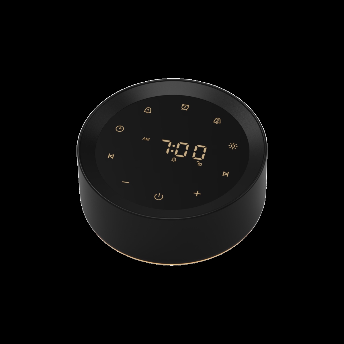 Picture of Letsfit LF-SP1-01 Sleep Sound Machine & Alarm Clock with Ambient Lighting - Black