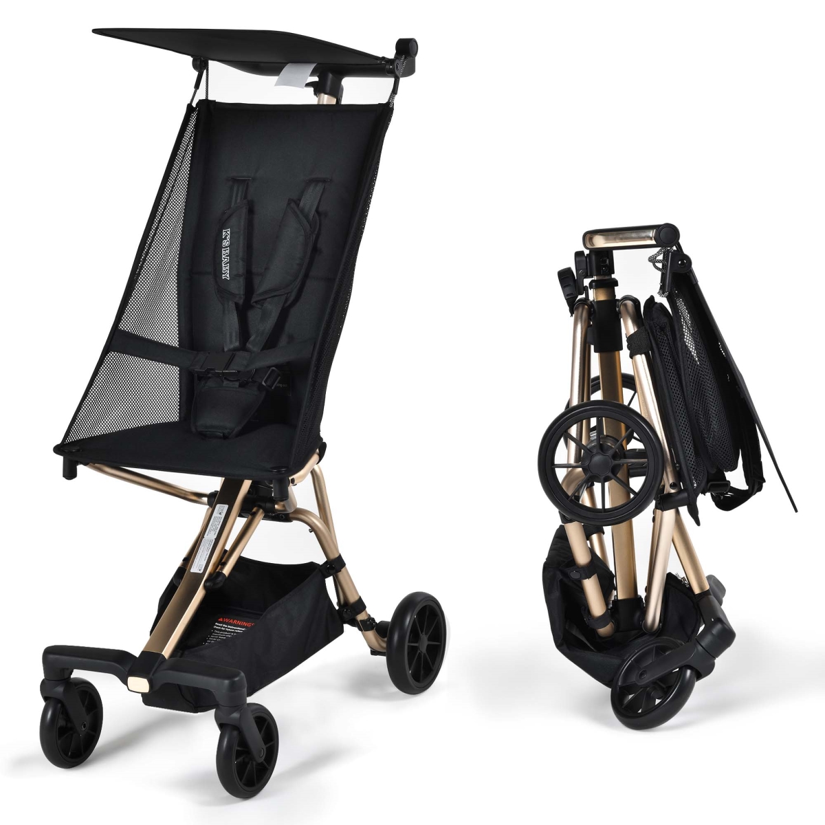 BabyBreeze-FBM Breeze Lightweight Travel Stroller  Ultra-Compact, Portable, Airplane-Friendly with One-Hand Foldable -  K's Baby
