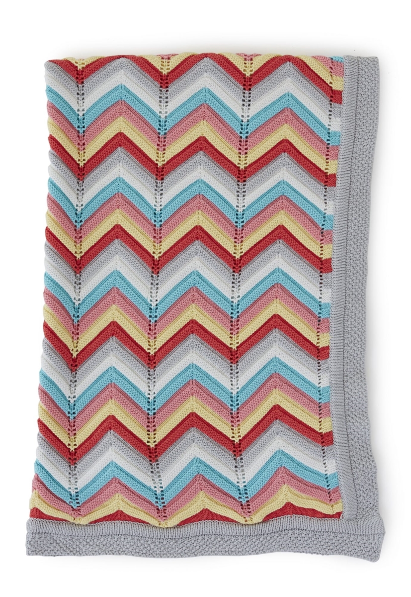 Picture of The Little Acorn F14B10 28 x 38 in.Chevron Blanket