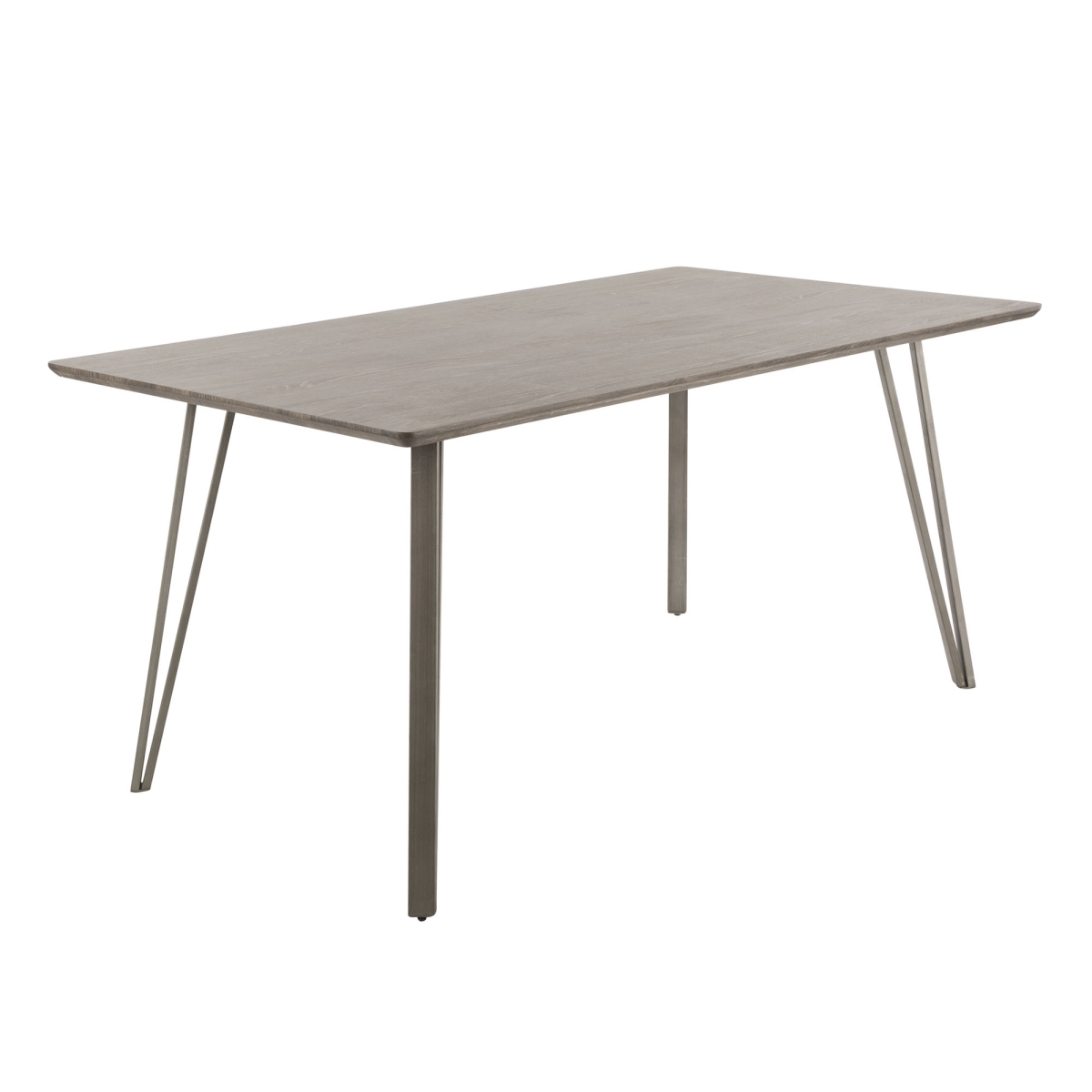 Picture of Lumisource DT-SDNA AN-DBN 30 x 63 x 35.5 in. Sedona Industrial Dining Table - Antique Metal & Dark Brown