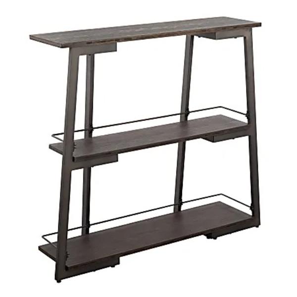 OBC-CONVERGE ANE Converge Industrial Bookcase - Antique & Espresso