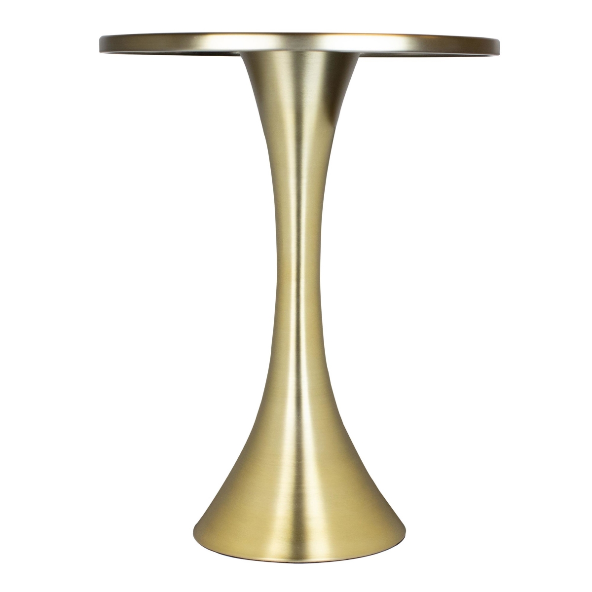 Picture of Lumisource TBS24-LENUXE AU Lenuxe 24 in. Contemporary Metal Accent Table in Gold Metal