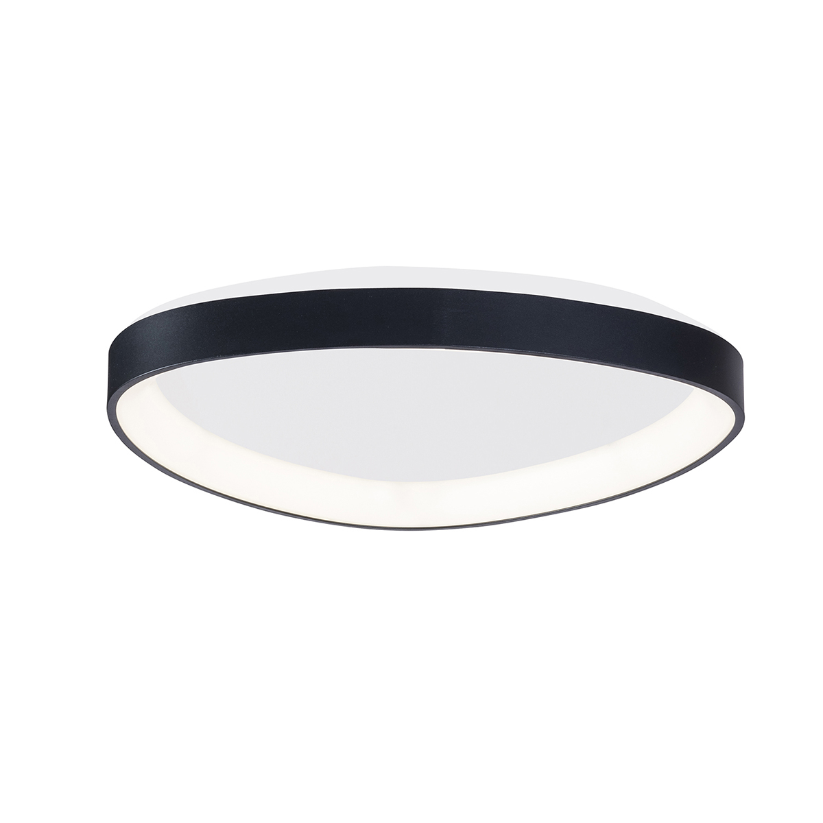 5355-848RCS-BK-CCT 48W Florida 1 LED Flush Mount, Matte Black