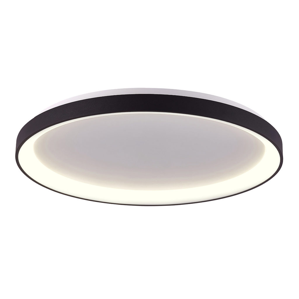 5367-830RC-BK-TR-CCT Alaska 1 LED Flush Mount, Black