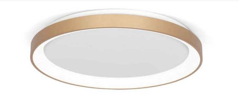 5367-838RC-BG-TR-CCT Alaska Flush Mount LED, Brush Gold