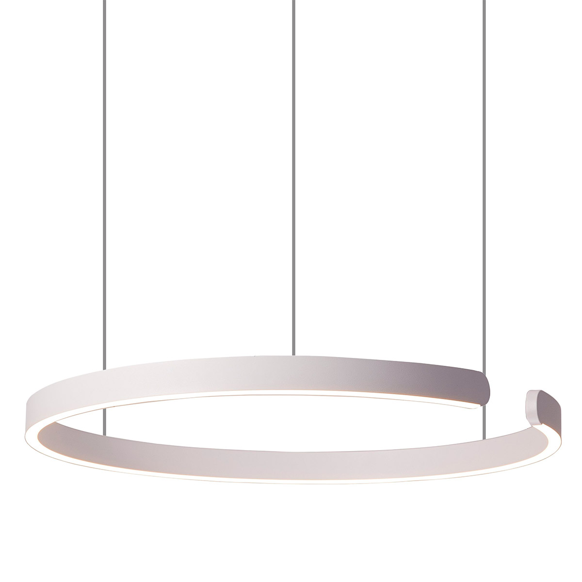 5373-860RP-WH-3 60W Tokio LED Pendent, White