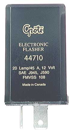 44710 12V 20 Light Heavy Duty Electronic 2 Pin Flasher