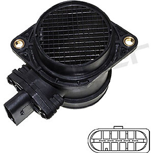245-1110 2000-2001 Volkswagen Golf Mass Air Flow Sensor Assembly