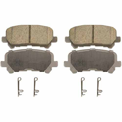 QC1281 15.37 mm ThermoQuiet Ceramic Brake Pad Set for 2007-2013 Acura MDX
