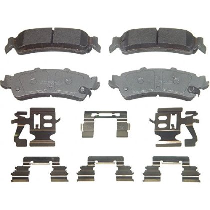 QC792A 16.26 mm ThermoQuiet Ceramic Brake Pad Set for 1999-2002 Chevrolet Silverado 1500