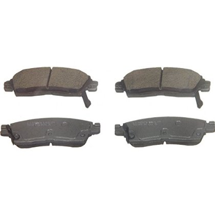 QC883 17.4 mm ThermoQuiet Ceramic Brake Pad Set for 2009-2010, 2012-2017 Chevrolet Traverse