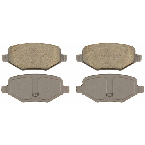 QC1377 16.87 mm ThermoQuiet Ceramic Brake Pad Set for 2010-2017 Ford Taurus