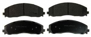 MX1680 Semi Metallic Front Disc Brake Pads for 2013-2017 Ford F350 Super Duty