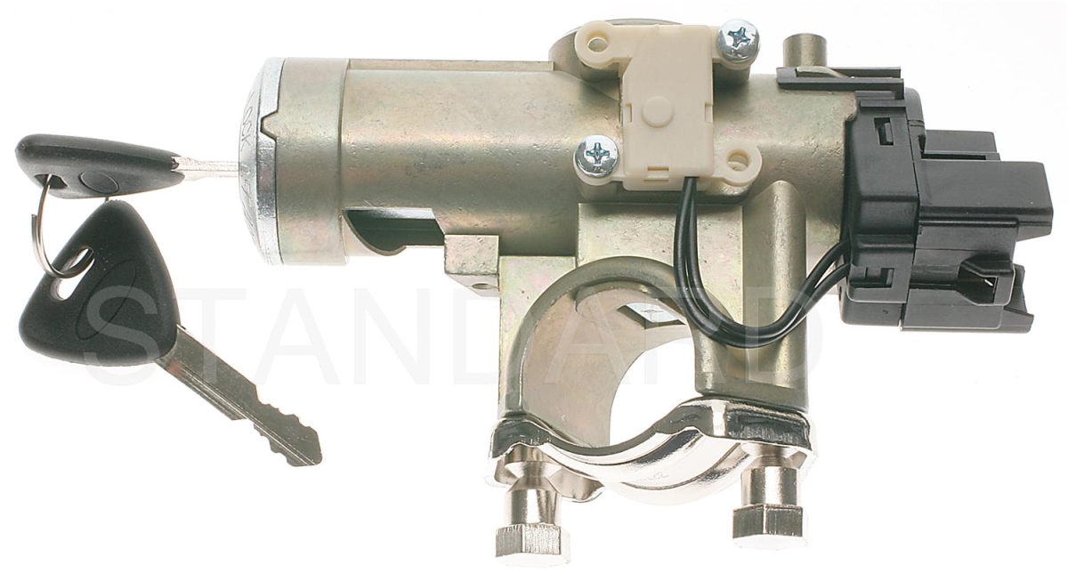 Ignition Switch with Lock for 1991-1993 Ford Escort, Black