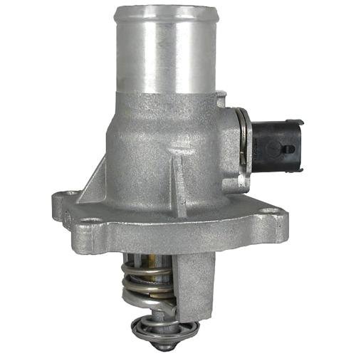 49522 Water Outlet Thermostat for 2000-2001 Audi A4, Black