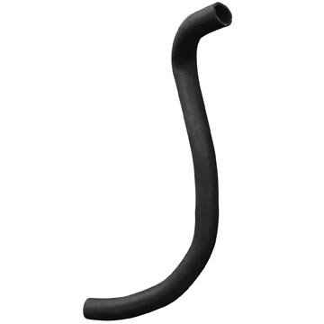 72500 Curved Radiator Coolant Hose for 1986 Ford Aerostar, Black