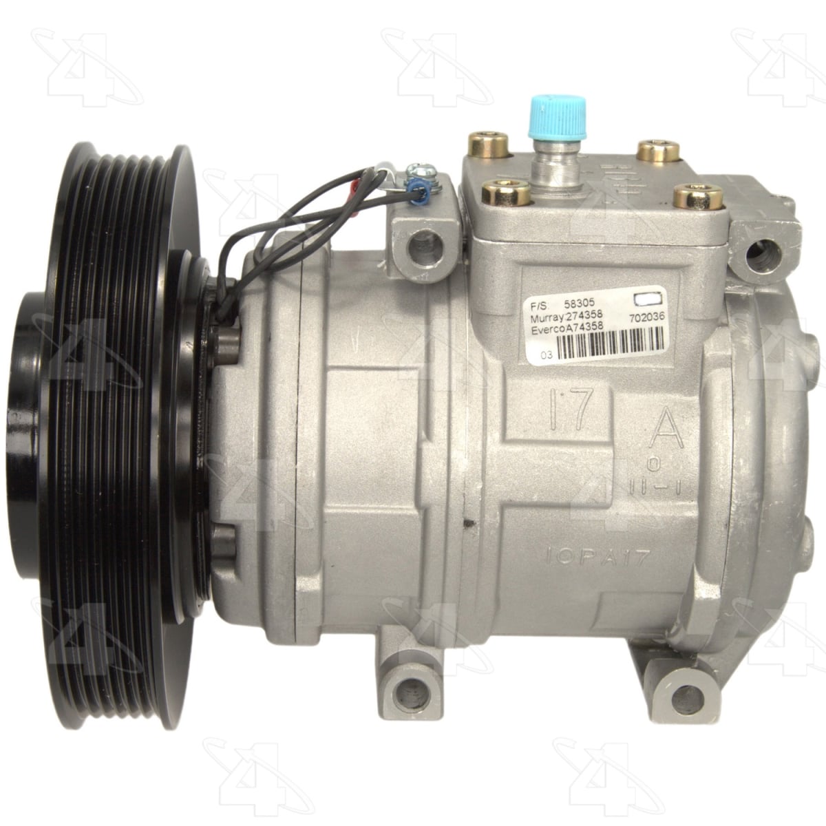 58305 AC Compressor with Clutch for 1994-1997 Honda Accord
