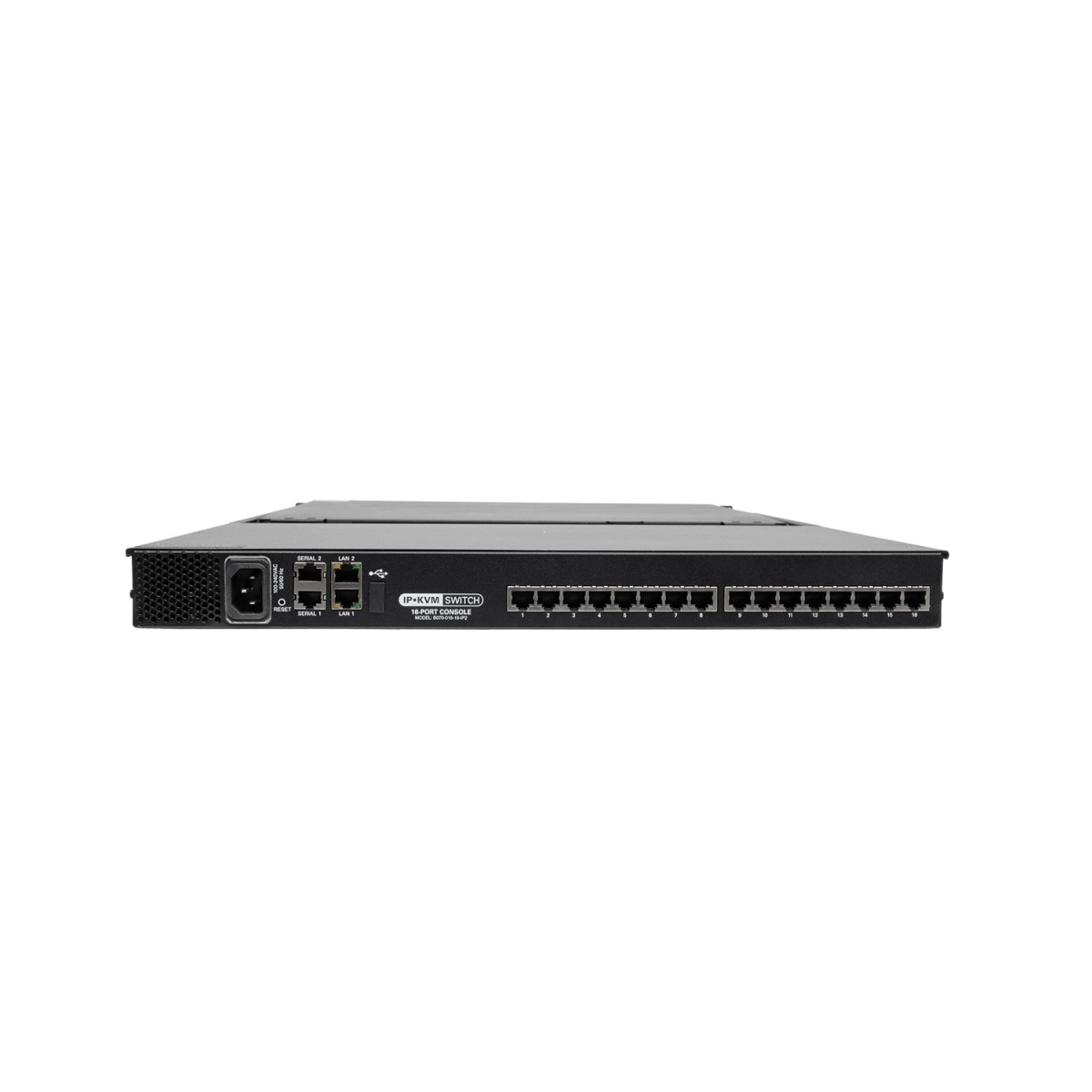 Tripp Lite B070-016-19-IP2 19 in., 16-Port Cat5 1U Rack-Mount Console KVM Switch