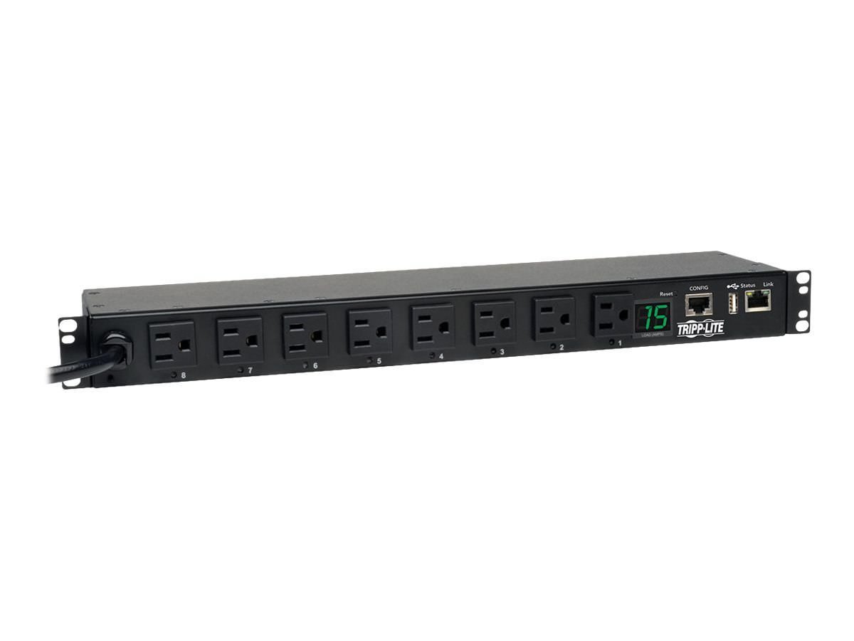 1.4kW Single-Phase Switched PDU, LX Platform Interface - TRIPP LITE PDUMH15NET2LX