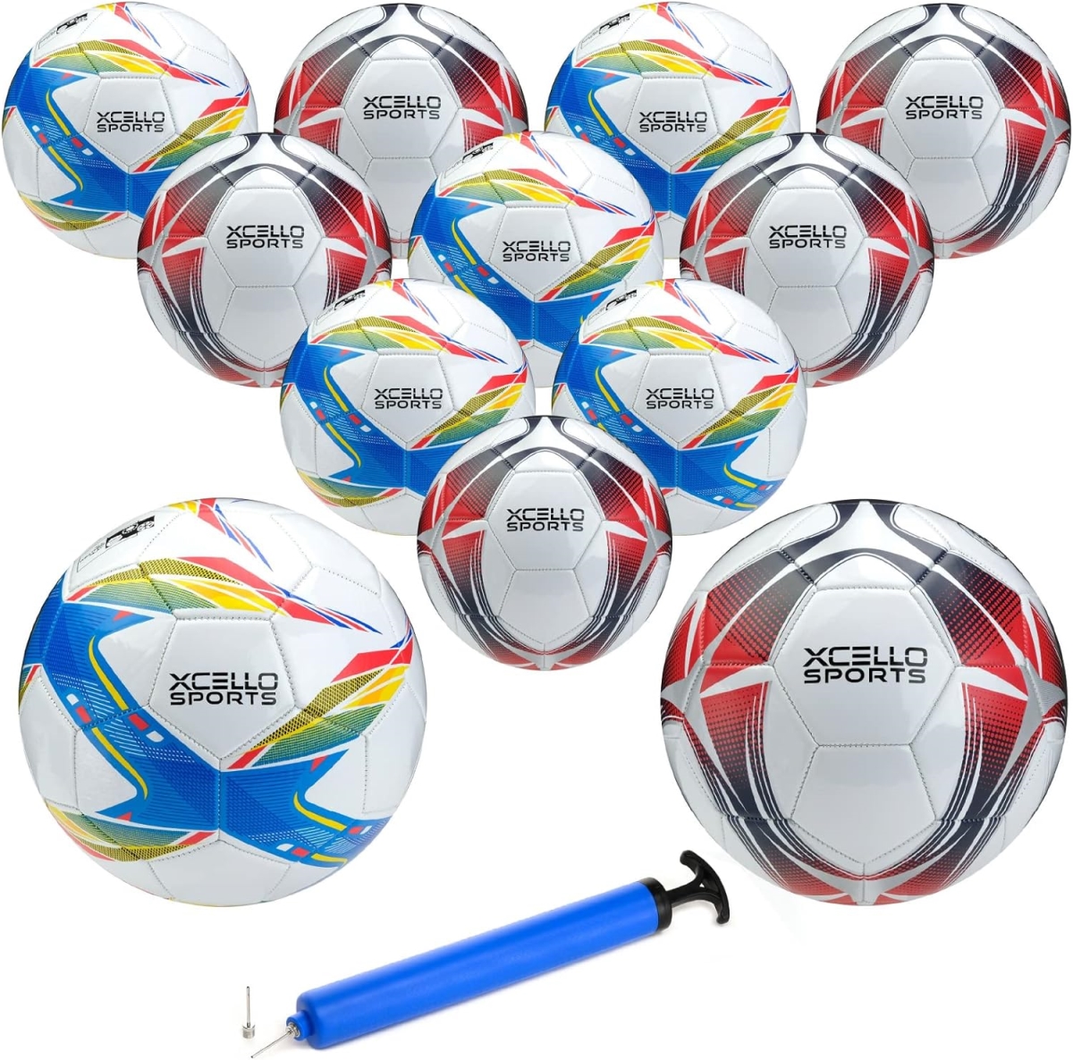12Soccer Balls Soccer Balls - Size 3, 12-pack