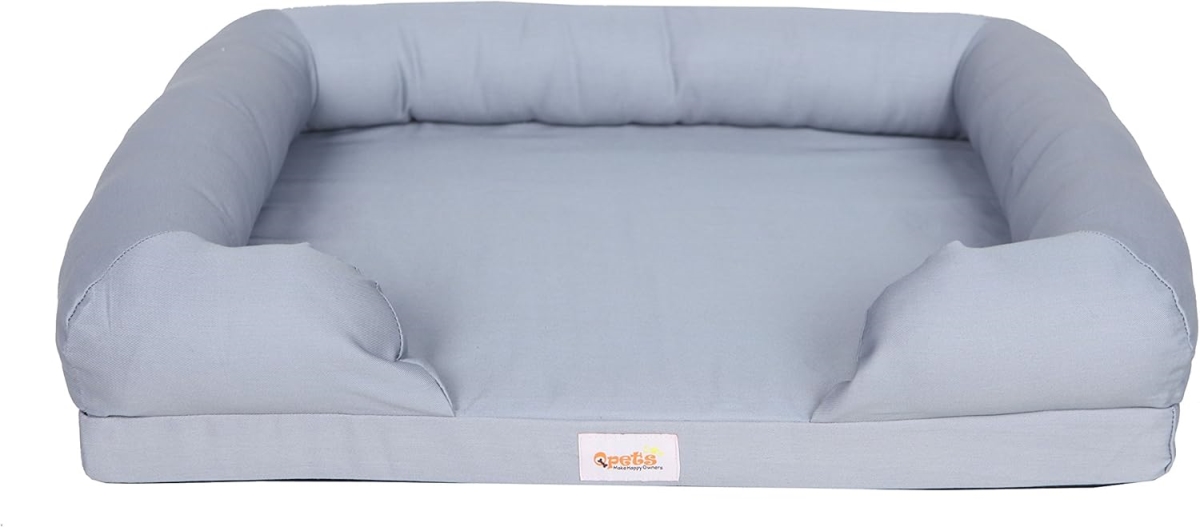 Picture of Qpets  QPB25 Qpets Dog Bed&#44; Ultimate Dog Lounge&#44; Waterproof&#44; Washable Cover&#44; Skin Contact Safe (Small)