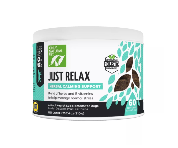 Picture of Only Natural Pet HD-7326-60 Only Natural Pet Just Relax Herbal Calming Support Soft Dog Chews&#44; 60ct