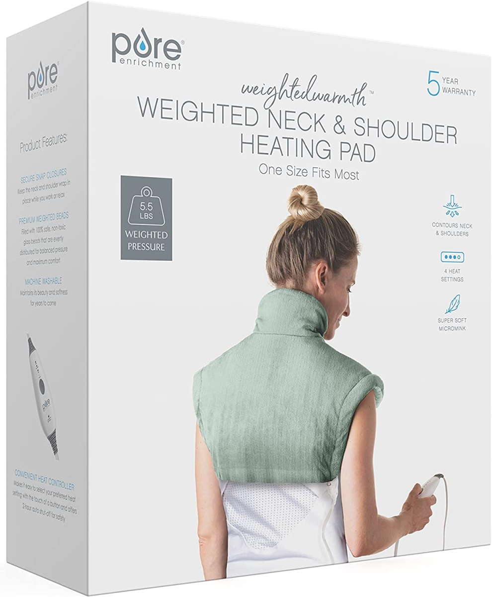 Picture of Pure Enrichment PureHeat WeightedWarmth Weighted Neck and Shoulder Heating Pad