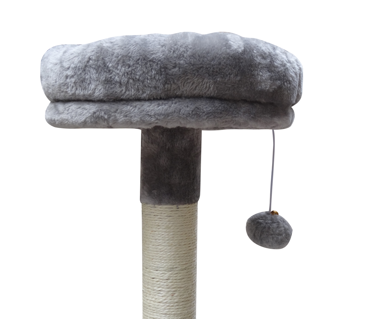 Picture of Qpets CT-202 Qpets 58'' Cat Tree, Stable Cat Tower with Scratching Posts, Big Cat Condo, Play House for Medium Cat or Big Cat