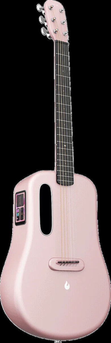 L9120004-1B 36 in. 3 Touch Smart Guitar with Space Bag, Pink -  Lava Music
