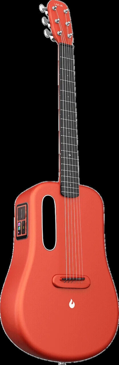 L9120006-1B 36 in. 3 Touch Smart Guitar with Space Bag, Red -  Lava Music