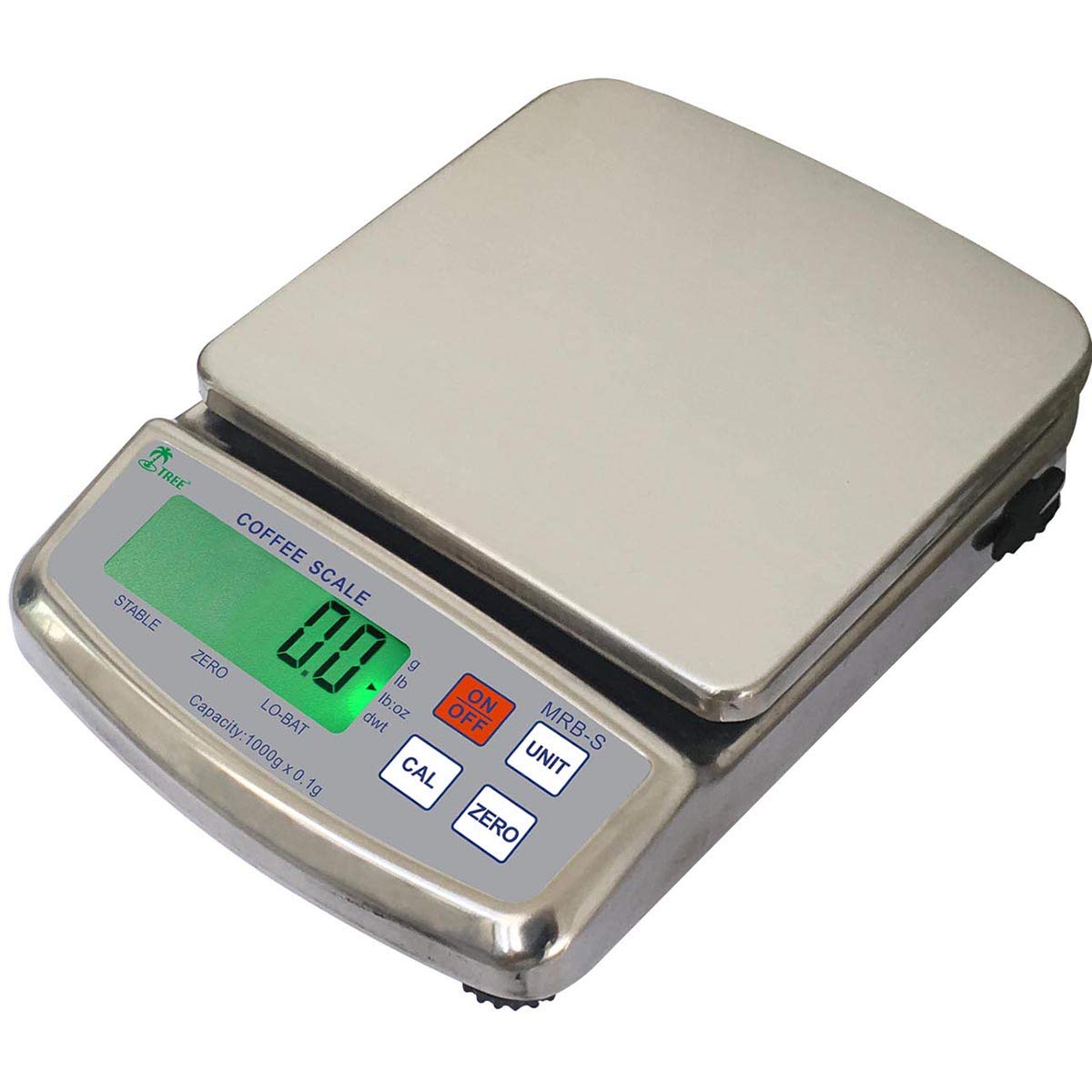 Picture of LW Measurement MRB-S 1201 1200 x 0.1 g Stainless Steel Mid Range Balance