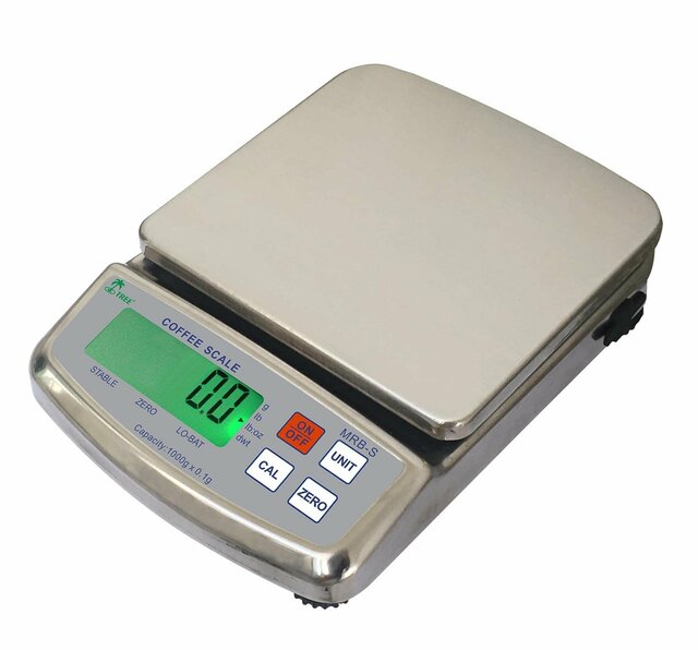 Picture of LW Measurement MRB-S 5000 Coffee 5000 x 1 g Stainless Steel Barista Coffee Scale