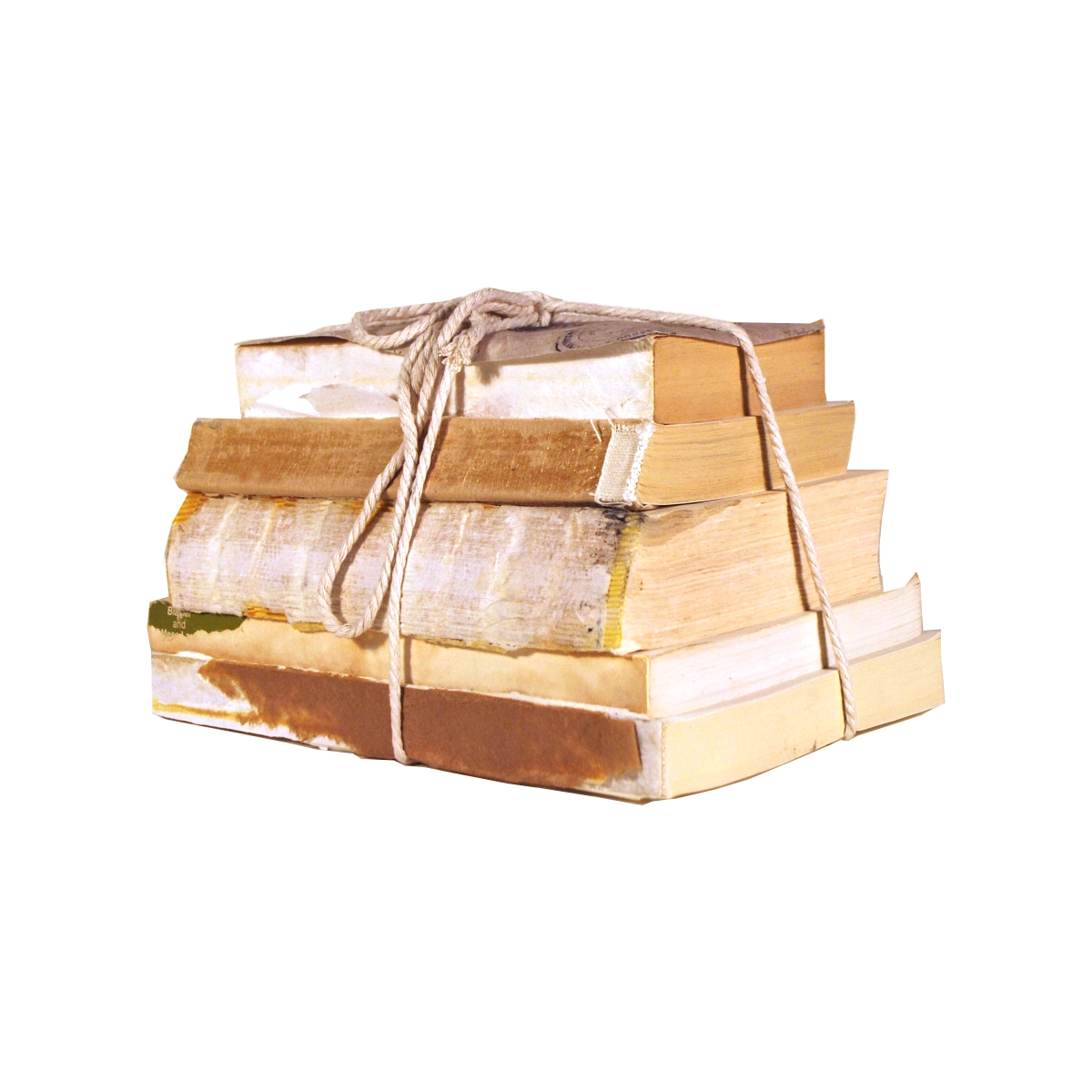 Tattered Decorative Book Stack