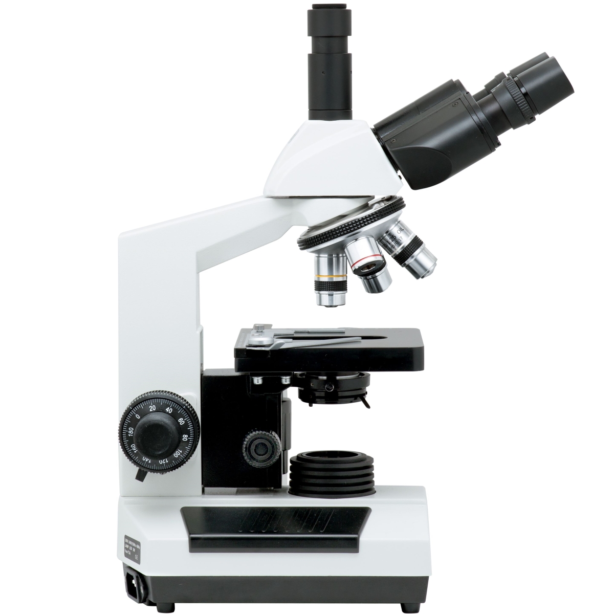 R3M-TN4A-DAL3 Revelation III Trinocular Microscope with Achromat Objectives & LED Illumination