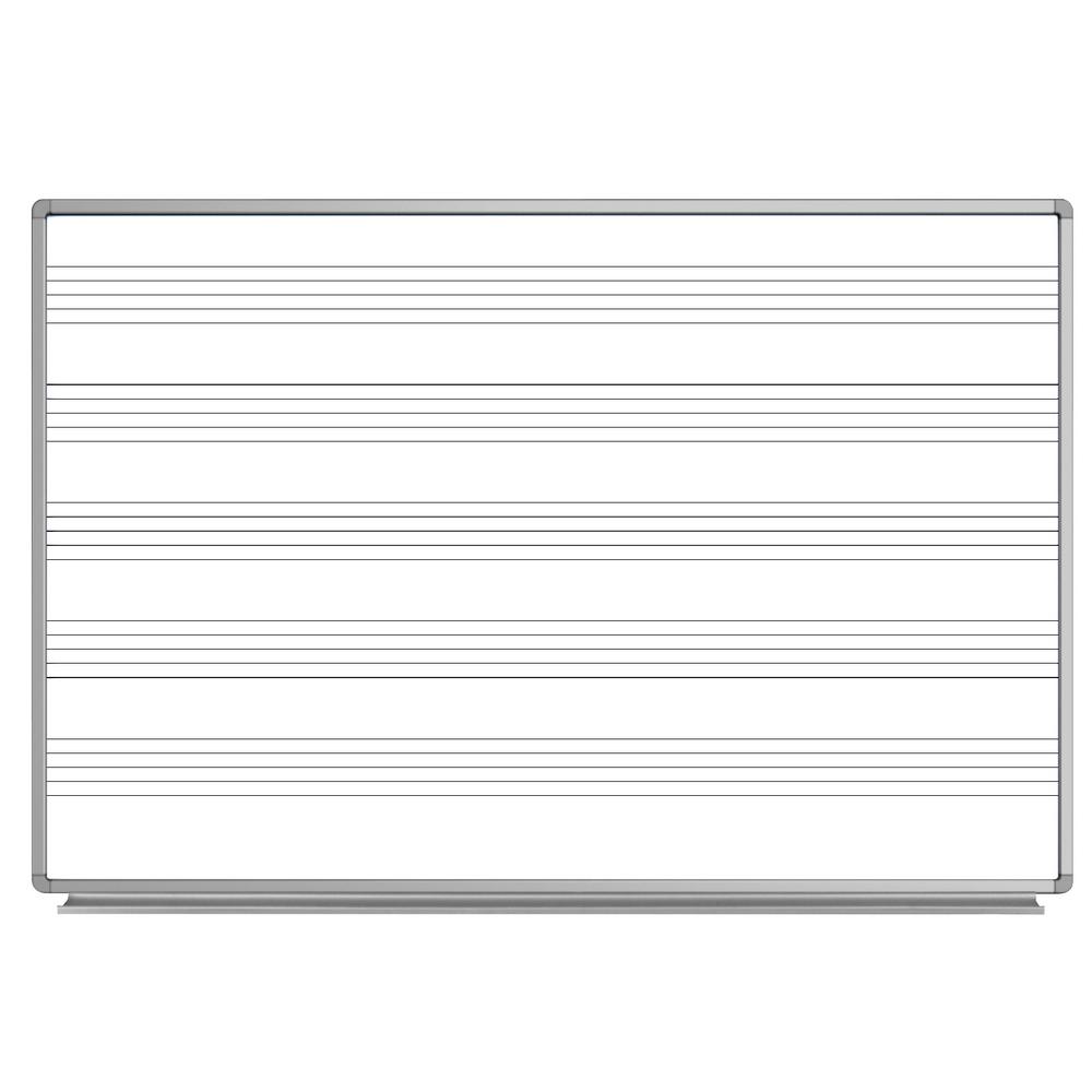 72 x 48 in. Wall Mount Music Whiteboard