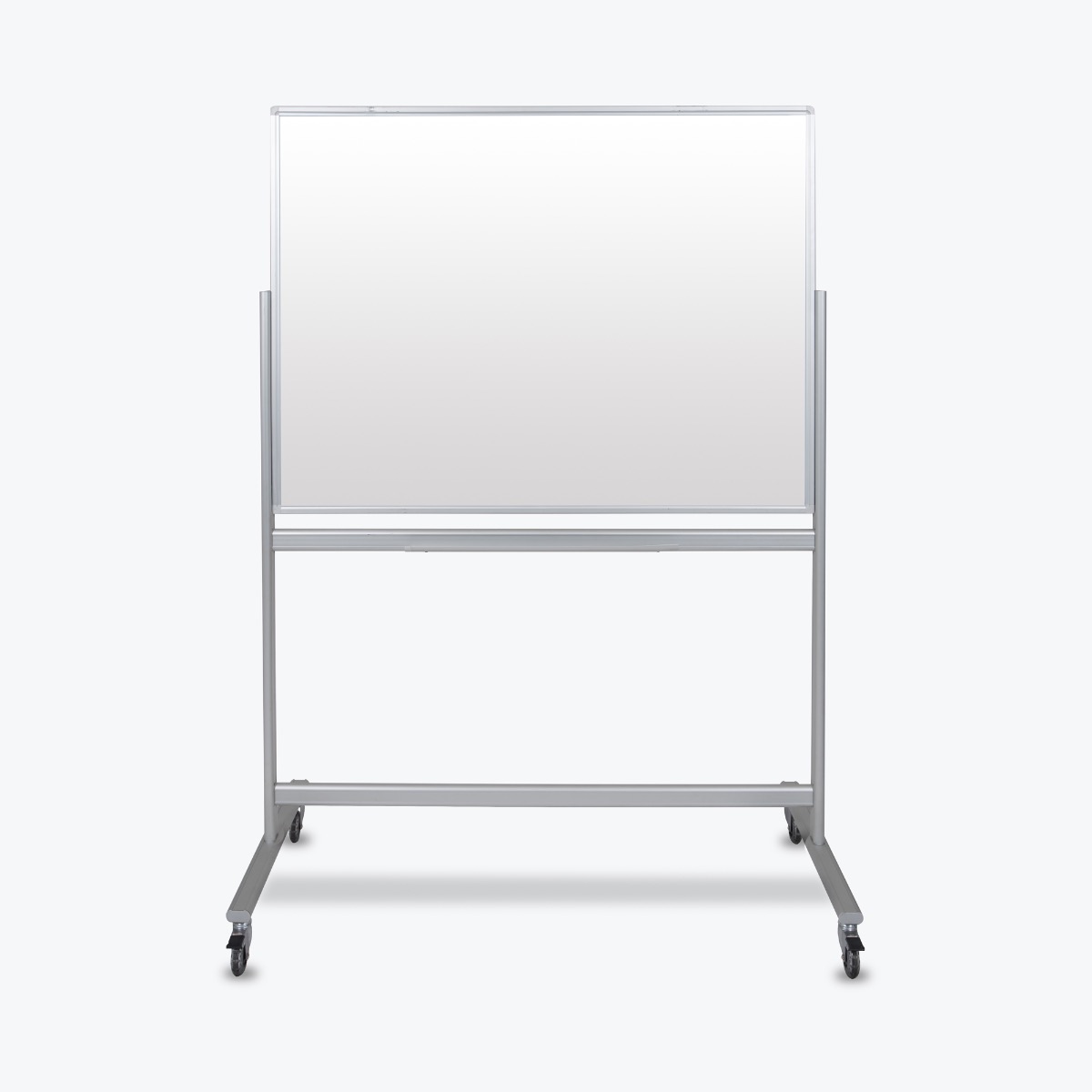 MMGB4836 Double-Sided Mobile Magnetic Glass Marker Board - 48 x 36 in -  Luxor
