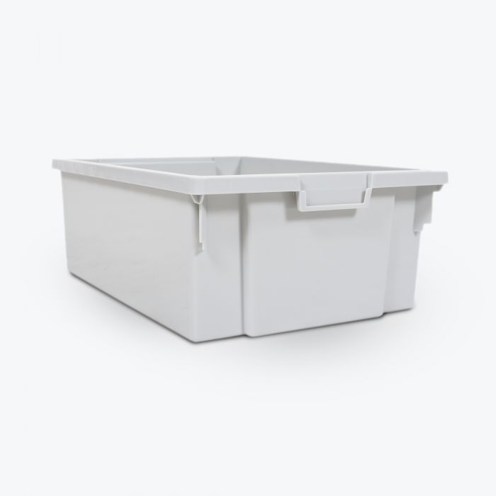 MBS-BIN-4L Large Stackable Storage Bins - Pack of 4