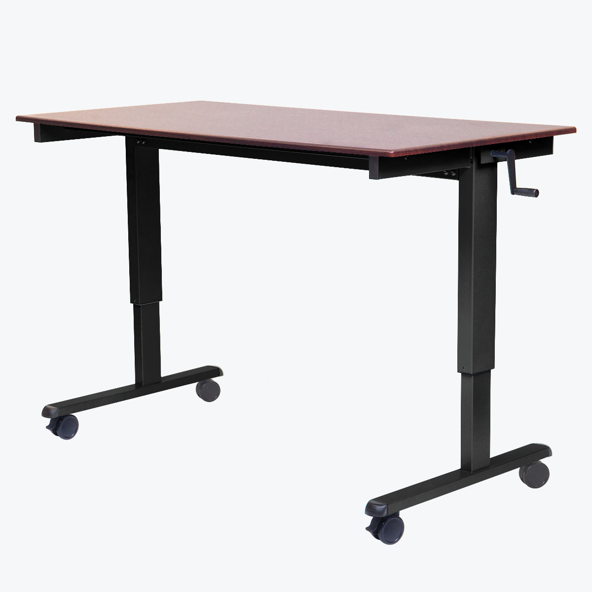 STANDCF48-BK-DW 48 in. Crank Adjustable Stand Up Desk, Black