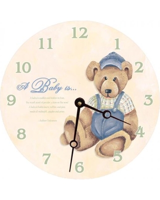 Lexington Studios 23074R-15 15 in. Baby Bear Round Clock