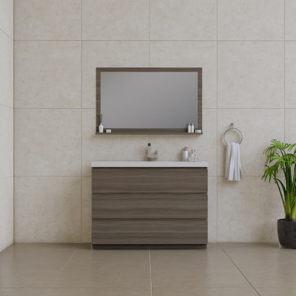 48 in. Paterno Modern Freestanding Bathroom Vanity, Gray