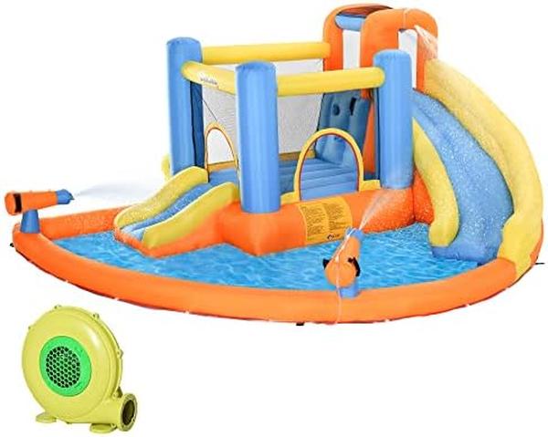 Picture of Nuegear TM57759 Inflatable Bouncer Obstacle Pro-Racer Bounce House with Slides