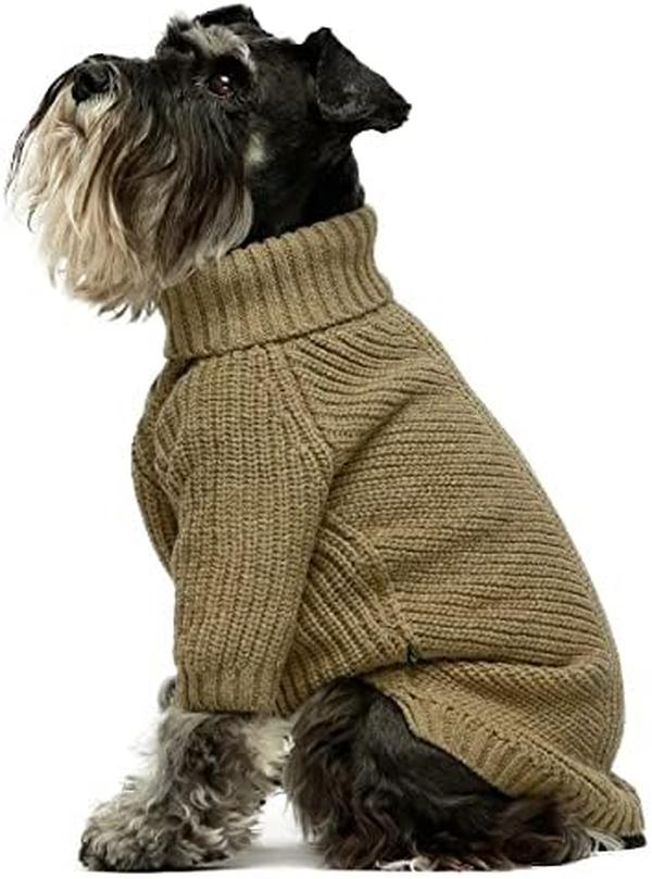 Picture of Nuegear TM57760 Turtleneck Jacket Puppy Sweater&#44; Sage Green - Medium
