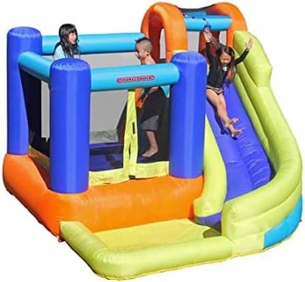 Picture of Nuegear TM57809 Inflatable Obstacle Course Bounce House Castle with Large Slides Bounce Area & Obstacles Inflatable Bouncer House Jumper with Blower