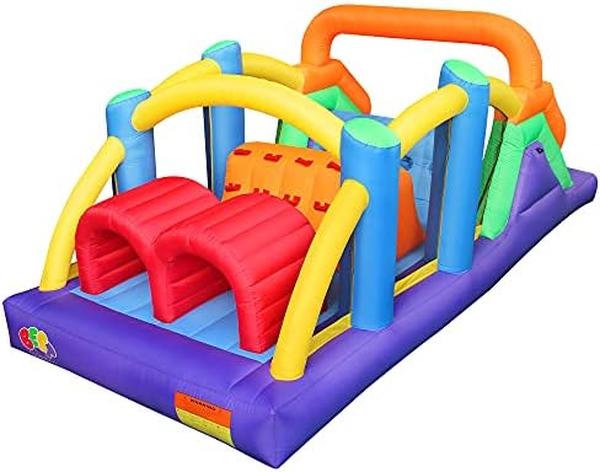 Picture of Nuegear TM57840 Bounce House Cat Bouncy Castle Kids Jumping Bouncer with Slide for Wet & Dry